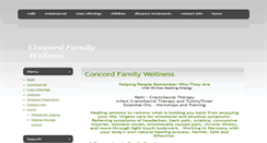 Desktop Screenshot of concordfamilywellness.com